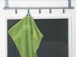 Türgarderobe mit 5 Haken silber