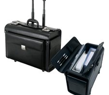 Alassio Pilotenkoffer SILVANA schwarz bis 43,2 cm (17 Zoll)