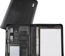 Alassio Ringbuchmappe TRENTO für A4 schwarz