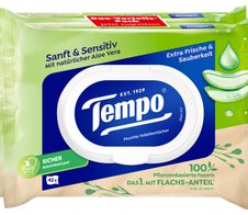 Tempo Feuchttücher Sanft & Sensitiv Duo-Pack 1-lagig
