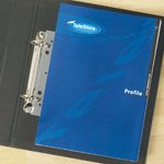 Probeco Heftstreifen, selbstklebend für A5 transparent