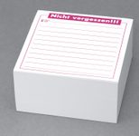 Notizwürfel 9.8 cm  x 9.8 cm weiß