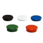 Magnete Ø 3,2 x 0,73 je 2x schwarz, weiß, blau, rot, grün