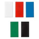 Magnete 2,8 x 5,5 x 0,75 je 2x schwarz, weiß, blau, rot, grün
