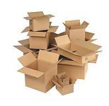 Nestler Wellpapp-Faltkartons 1-wellig braun 32,0 x 28,0 x 30,0 cm