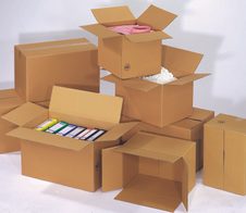 Nestler Wellpapp-Faltkartons 1-wellig braun 43,0 x 31,0 x 25,0 cm