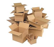 Nestler Wellpapp-Faltkartons 1-wellig braun 30,0 x 20,0 x 15,0 cm