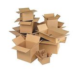 Nestler Wellpapp-Faltkartons 1-wellig braun 30,5 x 21,5 x 31,0 cm