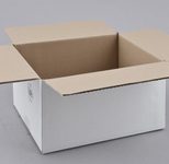 Nestler Wellpapp-Faltkartons 1-wellig weiß 30,0 x 23,0 x 15,0 cm