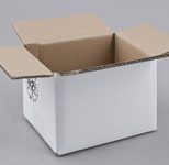 Nestler Wellpapp-Faltkartons 2-wellig weiß 21,0 x 15,0 x 13,0 cm