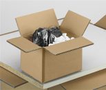 Nestler Wellpapp-Faltkartons 2-wellig braun 21,0 x 15,0 x 13,0 cm