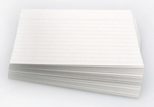 Karteikarten DIN A4 liniert weiß