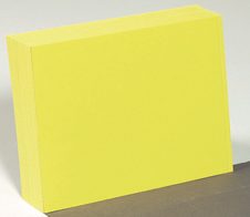 Karteikarten DIN A4 blanko gelb