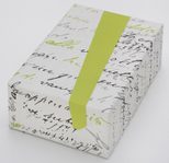 JUNG SCHÖNER VERPACKEN Geschenkpapier 50 cm x 20 m weiß/hellgrün