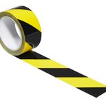 SUPRA Warnklebeband 50 mm  x 66 m schwarz/gelb