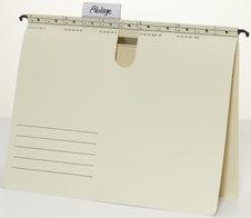 Hängehefter kaufmännische Heftung chamois