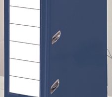 dots Ordner Rückenbreite 8 cm DIN A4 Kunststoff blau