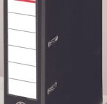 dots Ordner Rückenbreite 8 cm DIN A4 Kunststoff schwarz