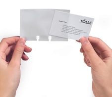 DURABLE Ersatzhüllen für Rollkartei transparen