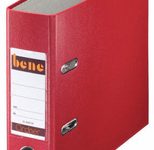 bene Ordner Rückenbreite 7.5 cm DIN A5 quer Kunststoff rot