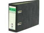 ELBA Ordner Rückenbreite 7.5 cm DIN A5 quer Karton schwarz marmoriert