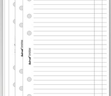 bind Ringbuch-Ergänzungsblätter DIN A6, 50 Blatt