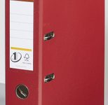 bene Ordner Rückenbreite 8 cm DIN A4 Kunststoff rot