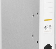 bene Ordner Rückenbreite 5.2 cm DIN A4 Kunststoff weiß