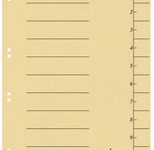 bene Trennblätter DIN A4 250 g/m² gelb