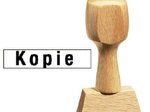 Textstempel "KOPIE"