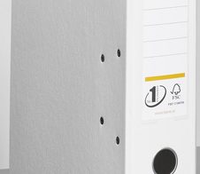 bene Ordner Rückenbreite 8 cm DIN A4 Kunststoff weiß