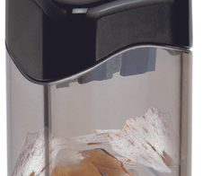 M + R Dosenspitzer doppelt schwarz/transparent