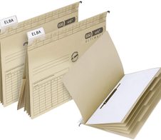 ELBA vertic Ultimate Personalhefter kaufmännische Heftung DIN A4 naturbraun