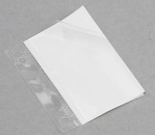 VELOFLEX Heftstreifen, selbstklebend  für bis DIN A4 transparent