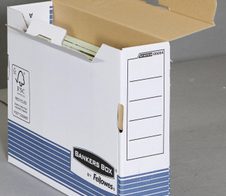 Bankers Box Archivboxen für Ordner 8,0 x 26,5 x 32,7 cm