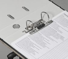 DONAU Ordner Rückenbreite 5 cm DIN A4 Karton schwarz