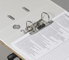 DONAU Ordner Rückenbreite 5 cm DIN A4 Karton weiß