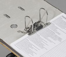 bene Ordner Rückenbreite 8 cm DIN A4 Kunststoff braun