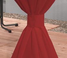 MFG Freizeitmöbel Stehtischhusse rot Ø 70cm