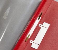 VELOFLEX Heftstreifen  für DIN A4 weiß