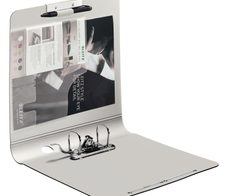 LEITZ Ordner Rückenbreite 6.5 cm DIN A4 Kunststoff titan blau