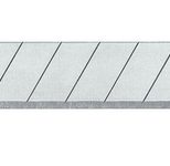 WEDO Cuttermesser-Klingen 9 mm silber