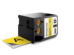 DYMO® Original XTL Schriftband - schwarz auf gelb - für XTL 500, farbiges Vinyl, endlos