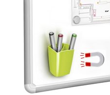 cep magnetischer Stiftehalter 7,8 x 7,4 x 9,5 cm anis-grün