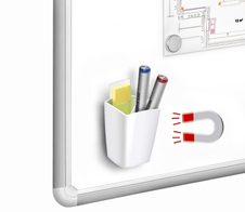 cep magnetischer Stiftehalter 7,8 x 7,4 x 9,5 cm weiß