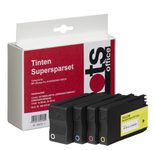 dots Druckerpatronen kompatibel zu HP 950XL/951XL (C2P43AE), 4er-Set schwarz, cyan, magenta, gelb