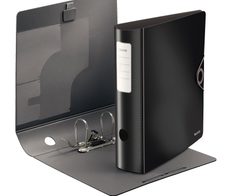 LEITZ Ordner Rückenbreite 8.2 cm DIN A4 Kunststoff schwarz