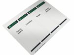 LEITZ Ordneretiketten für 8 cm Rückenbreite 61,5 x 192,0 mm