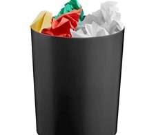 ZWINGO Papierkorb 20,0 l schwarz