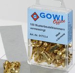 Gowi Musterbeutelklammern gold